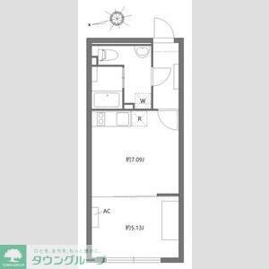 アレーロ西早稲田の物件間取画像