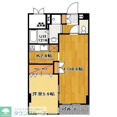 プラッサ西参道の物件間取画像