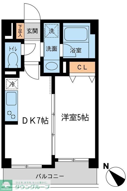 ルクレ初台の物件間取画像