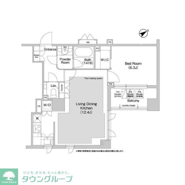 コンフォリア日本橋人形町イーストの物件間取画像