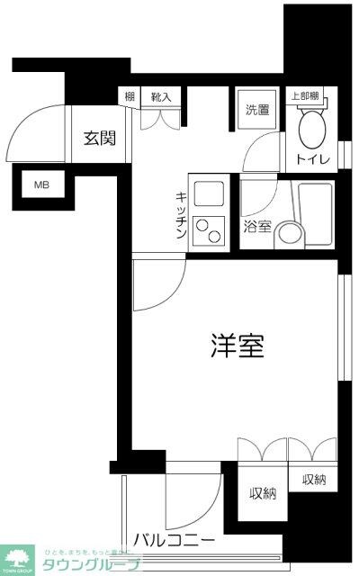 プレール・ドゥーク八丁堀の物件間取画像