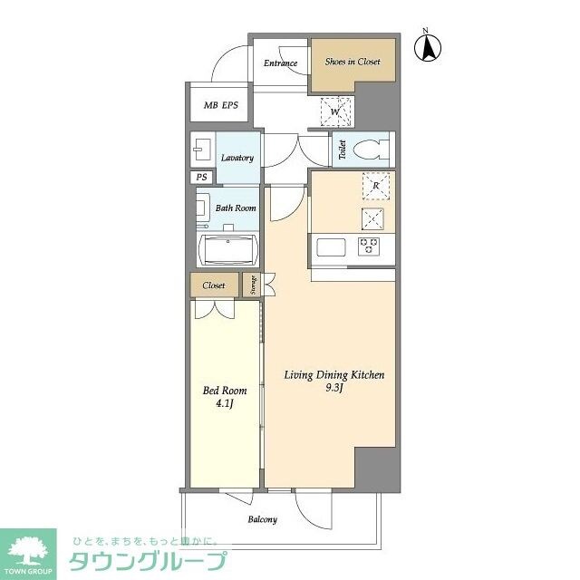 La Douceur東神田の物件間取画像