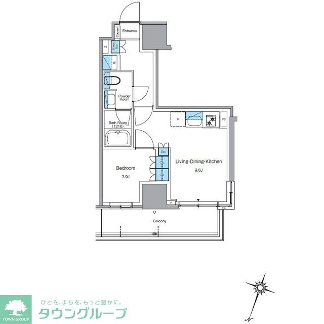 ルフォンプログレ渋谷ヒルトップの物件間取画像