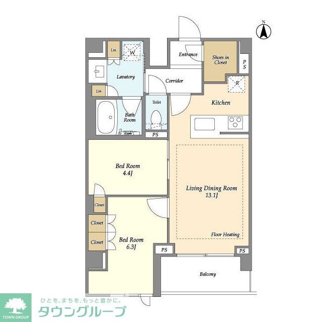 LIBR GRANT 四谷三丁目の物件間取画像