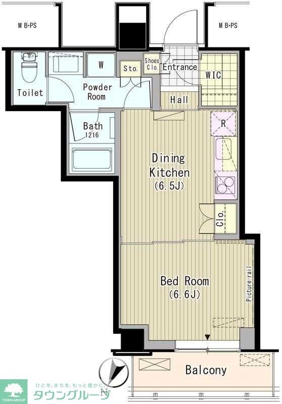 メルクマール京王笹塚レジデンスの物件間取画像