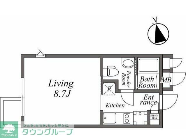 ARISTO白金高輪の物件間取画像