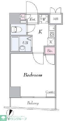 ヴェルステージ日本橋人形町の物件間取画像