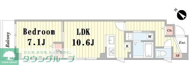エスポワールオトメの物件間取画像