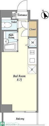 プレミアステージ大崎の物件間取画像