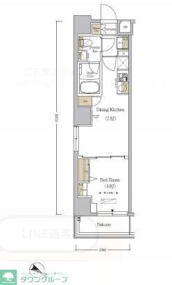 アーバネックス日本橋人形町の物件間取画像