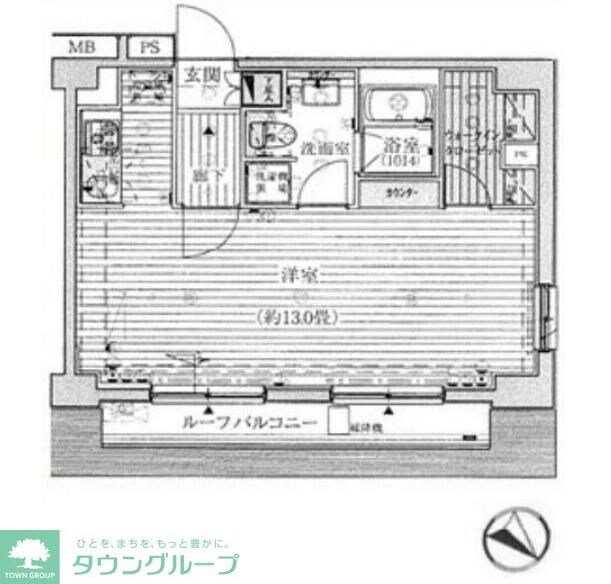 プレール・ドゥーク高輪の物件間取画像
