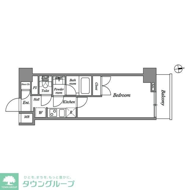 ザ・レジデンス神楽坂Iの物件間取画像