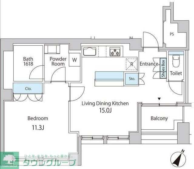 TKB高尾稲荷の物件間取画像