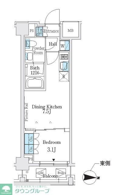 J.GRAN Court 品川西大井EASTの物件間取画像