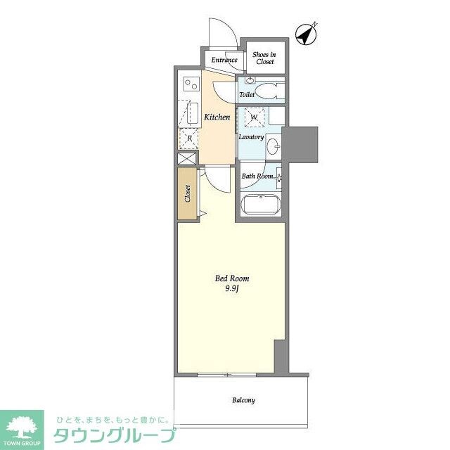 フロンティア新宿タワーの物件間取画像