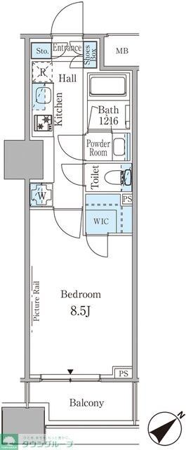 ルビア赤坂の物件間取画像