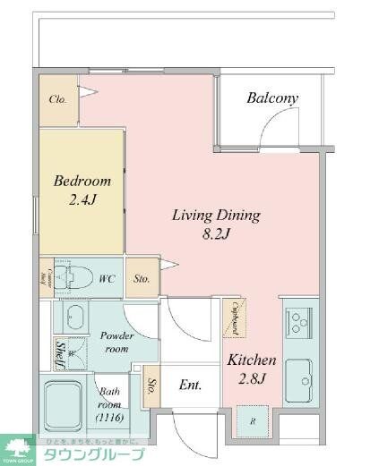 ローレルフラットの物件間取画像