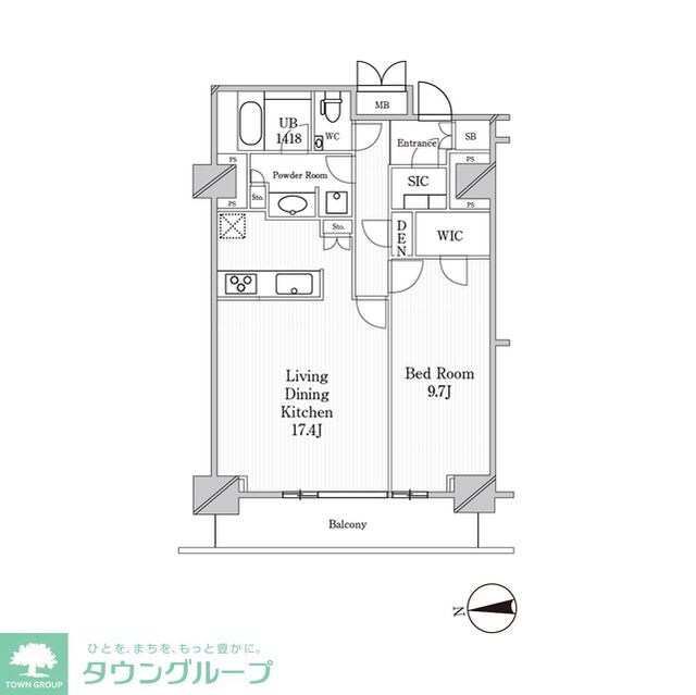 JP noie 恵比寿西の物件間取画像