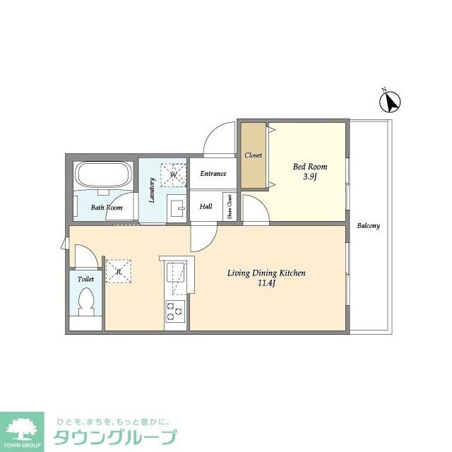 Amis学芸大学の物件間取画像