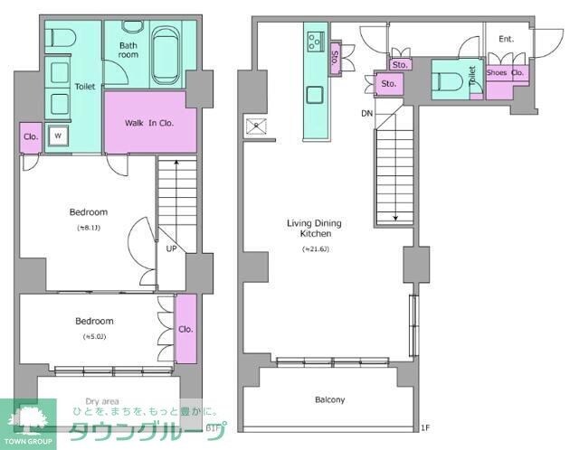 レジディア白金高輪の物件間取画像