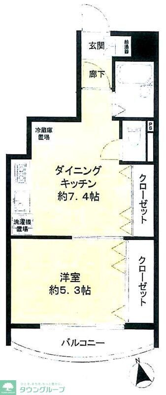 サニー高輪の物件間取画像