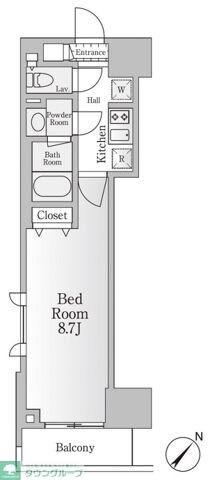 レジディア神田淡路町の物件間取画像