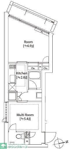 カスタリア祐天寺の物件間取画像