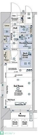 コンシェリア南青山の物件間取画像