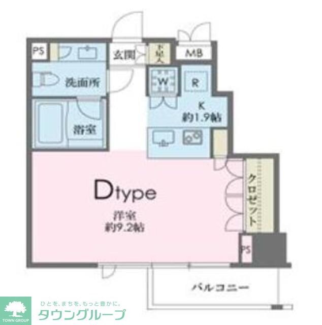 ドゥーエ南麻布の物件間取画像
