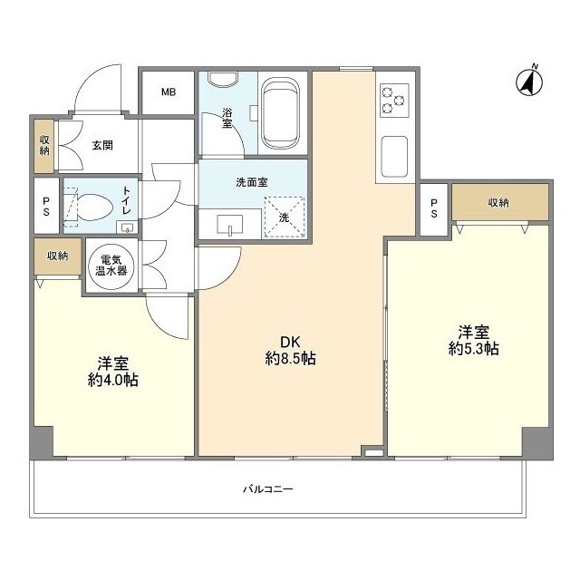 ライオンズマンション日本橋の物件間取画像