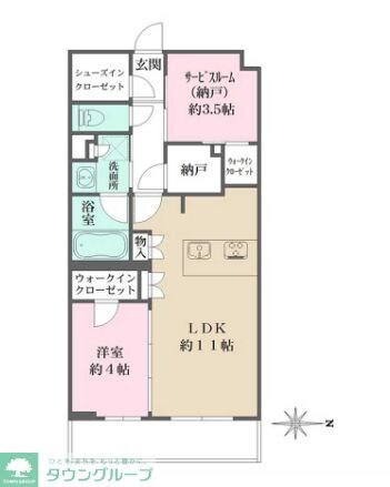 La Perla JiyugaokaIIの物件間取画像