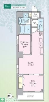 ロレーヌ東陽の物件間取画像