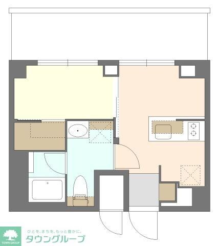 S-RESIDENCE原木中山azureの物件間取画像