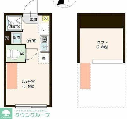 カーサ エスト 小岩の物件間取画像