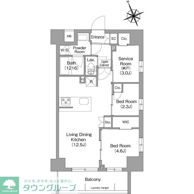 コンフォリア東葛西の物件間取画像