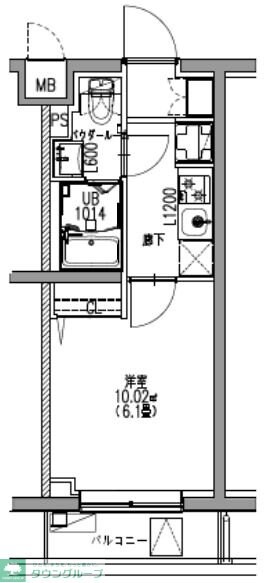 S-RESIDENCE行徳courantの物件間取画像