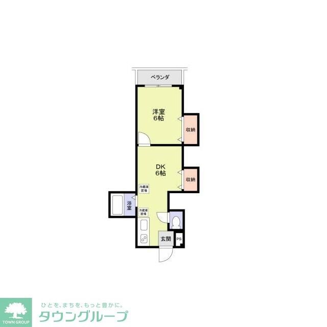 戸枝ハイツの物件間取画像