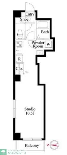 ザ・コート森下の物件間取画像