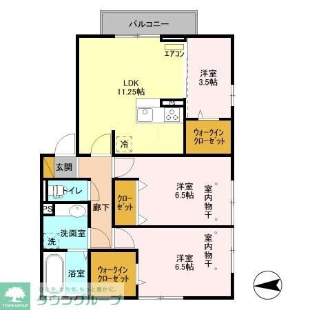 トップXIの物件間取画像