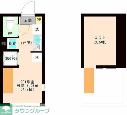 JUNEの物件間取画像