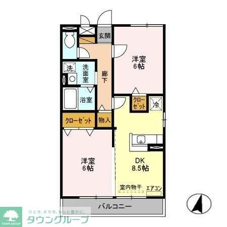 サニーウェルの物件間取画像