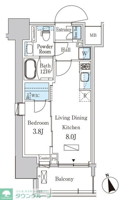 パークアクシス浦安の物件間取画像