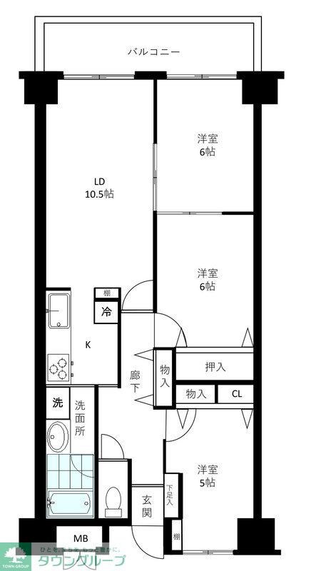 ジュネスの物件間取画像