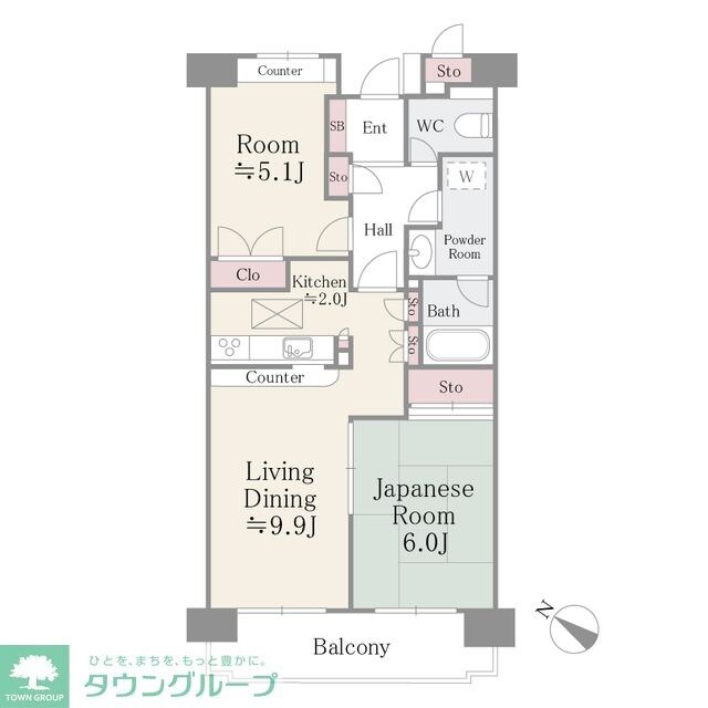 コースト・ヴィラ葛西臨海公園の物件間取画像