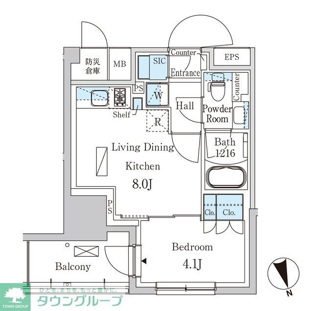 パークアクシス浦安の物件間取画像