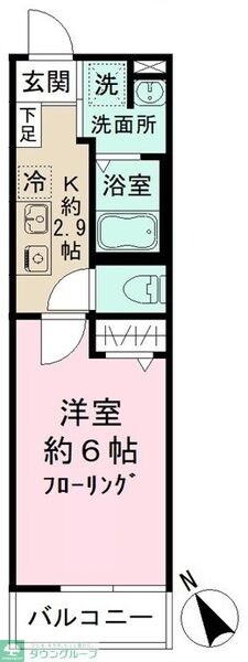 パルトネール市川の物件間取画像