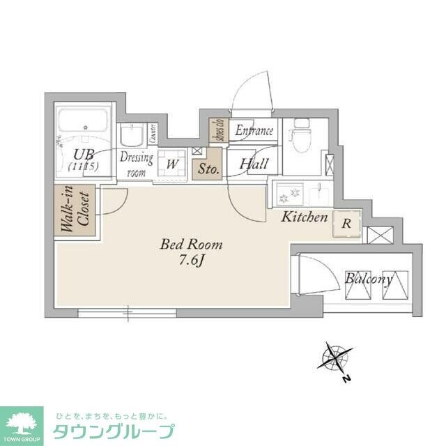 Live Casa門前仲町の物件間取画像