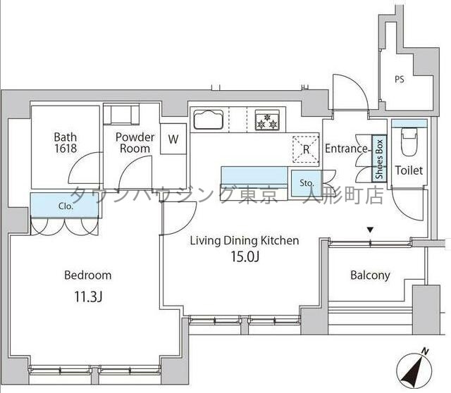 TKB高尾稲荷の物件間取画像