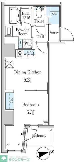 ザ・ライオンズフォーシア外神田の物件間取画像