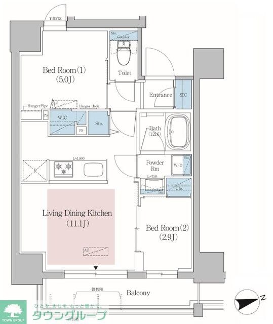 アーバネックス北上野の物件間取画像